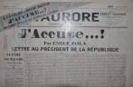 Capa famosa de jornal em que Emile Zola intercede por Dreyfus, preso nas Îles de Salut, na costa próxima à Kourou, na Guiana Francesa